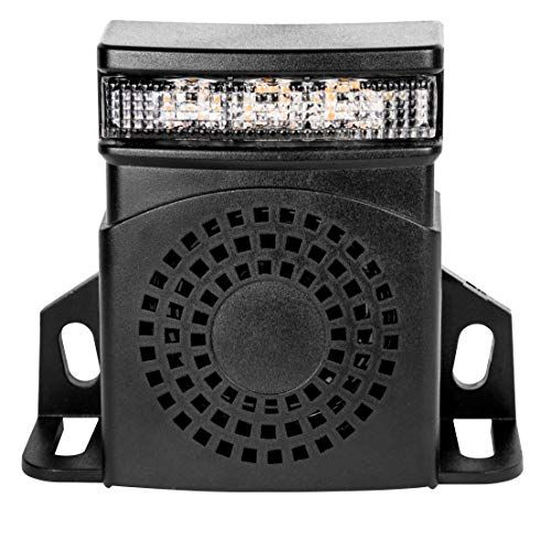 Alarm claxon achteruit · 105 dB · 12-80 V · incl. LED-verlichting