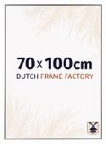 Dutch Frame Factory Fotolijst 70x100 cm - Kunststof - Zilver Hoogglans - Easy