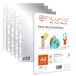 Fundas Ofituria Fundas Plástico A4 Transparente, Pack de Fundas Multitaladro Plástico para Folios + Paquete de Folios A4 con 250 Hojas de 80gr Multiusos (50 Fundas Plástico + Paquete 250 Hojas)