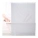 Relaxdays douchegordijn, 120x240 cm, gordijn voor douche & badkuip, waterafstotend, plafond & raam, wit