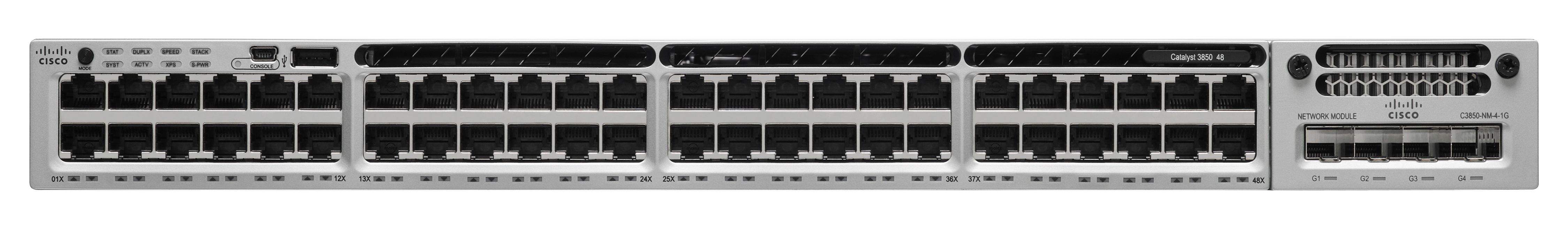 Cisco Catalyst WS-C3850-48F-S Switch
