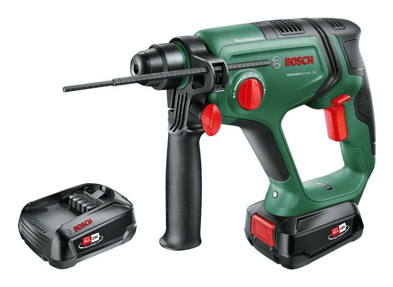 Bosch UniversalHammer 18V Accu Boorhamer - 2.0 J - 2 x 2.5 Ah + Lader + Koffer