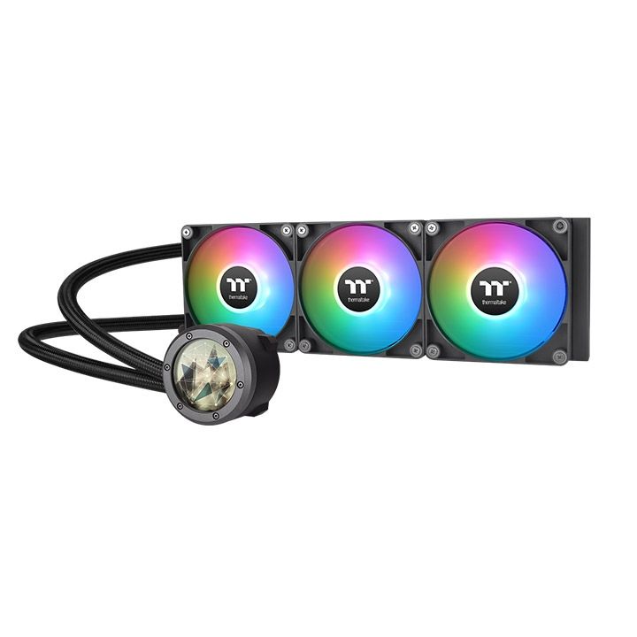 Thermaltake TH360 V2 Ultra - Processor - All-in-one liquid cooler - 12 cm - Black