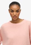 Superdry - Slouchy Ronde Hals Trui - Dames - Gedempte Roze Twist