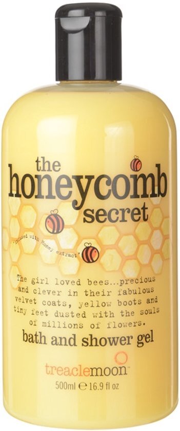 Treaclemoon Treacle Moon Honeycomb bath & shower gel Een heerlijk zoete geur voor je douche of bad. Eet het product maar niet op. Het is bedoeld voor je huid