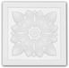 Profhome Élément décoratif 154017 Deuromlijsting style classique intemporel blanc