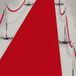 Merkloos Rode loper - 3x - 450 x 50 cm - polyester vilt - gala/bruiloft/red carpet feesten