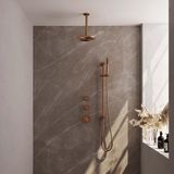 Brauer Copper Carving Thermostatische Regendoucheset Inbouw