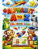 Alphabet A to Z Coloring Book for Kids Ages 1–6