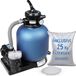 Monzana Système de filtration de sable - 13.200 l/h Réservoir 30l 7 voies & verre filtrant