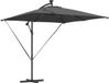 vidaXL Parasol Antraciet 249 x 249 x 250 cm Polyester en Aluminium