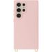 Selencia Rivièra MagSafe Backcover met afneembare haakjes voor de Samsung Galaxy S24 Ultra - Sorbet Pink