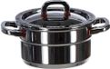 Premium One Minuteur, aspect inox, noir, emballage de 1