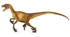 Safari Dinosaurus Velociraptor Junior 21 Cm Rubber Bruin