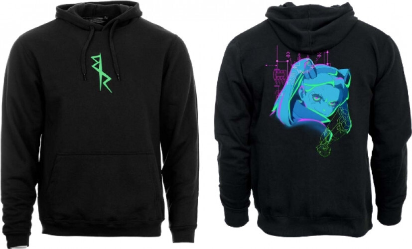 Devplus cyberpunk edgerunners - neon rebecca hoodie