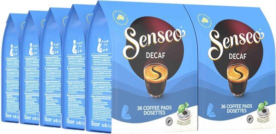 SENSEO Decaf Koffiepads - 10 x 36 pads - voor in je Senseo® machine - cafeïnevrij