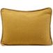 Ganji Housse de coussin en coton brut et ganse tressée