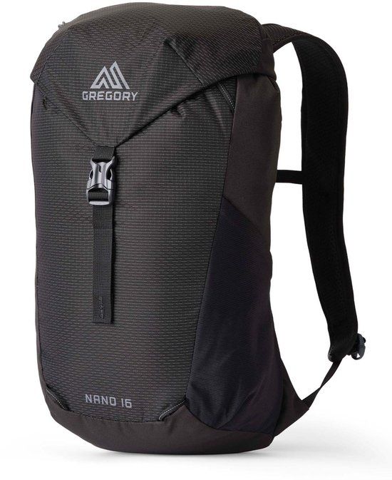 GREGORY vrije tijd rugzak rugzak Nano 16 Backpack Optic Black zwart