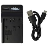 vhbw USB-C-oplader compatibel met Sony Handycam DCR-SR30, DCR-SR30E, DCR-SR32, DCR-SR290E camera/camcorder - oplaadstation + USB-C-kabel met oplaadindicator