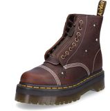 Dr. Martens Sinclair Flower Grizzly donkerbruine leren laarzen