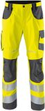 KÜBLER PSA REFLECTIQ 22078340 Hi Vis Reflecterend Werkbroek HEREN Veiligheidsbroek Signaalgeel Antraciet - Met Kniezak