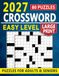 2027 Large Print Crossword Puzzles For Adults & Seniors: A Relaxing and Engaging Activity Book for Daily Mental Stimulation