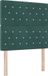 vidaXL LED Boxspringbed met Matras Donkergroen 120 x 190 cm Fluweel