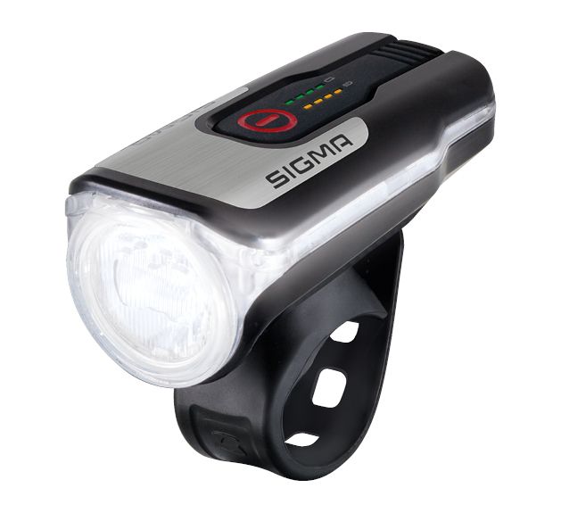 SIGMA SPORT Sigma Aura 80 USB Fiets koplamp - 80 lux - Zwart/Zilver
