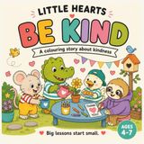 LITTLE HEARTS: BE KIND: A Colouring Story About Kindness