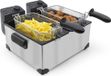 Tomado TDF6001S - Friteuse double - 2 x 3 Litres - Inox - Zone froide