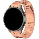 Strap-it Samsung Bracelet acier solidité Samsung Galaxy Watch 4 40mm (or rose)
