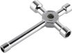 Reely Clé en croix pour bougie de préchauffage M8, M9, M10, M12