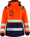 Blåkläder 4904-1987 High Vis Shell Jas Oranje/Marineblauw XXL