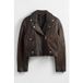 & Other Stories Veste Carmela en cuir Marron