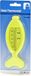 Merkloos / Sans marque Humbert Und Brandt Gmbh Bad/Water/zwembad thermometer Fish - kunststof - 15 x 5 cm - geel - drijvend