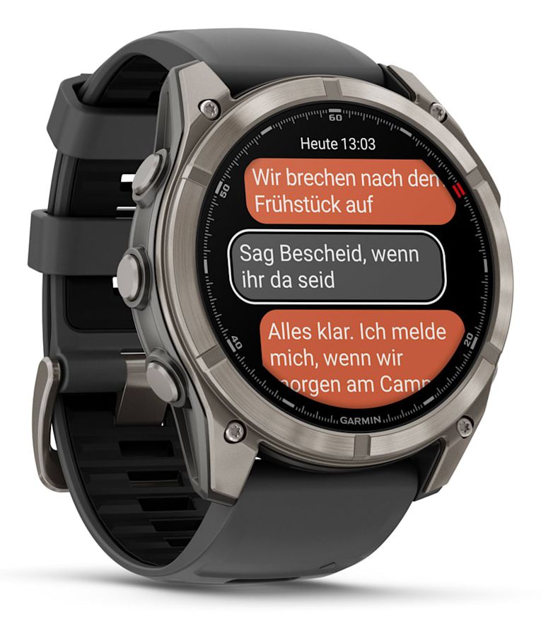 Garmin fēnix 8 Pro Smartwatch - 51mm, AMOLED, GPS, Graphite/Titanium