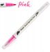 Pentel Brush Sign Pen Twin Kalligrafie Marker - Dubbelzijdig, Roze