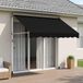 Prolenta Maison Exclusive - Handmatig bedienbare zonnescherm, zwart, 100 cm