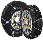 SCC SZ131 Super Z6 Cable Tire Chain for Passenger Cars, Pickups, and SUVs - Set of 2 Silver