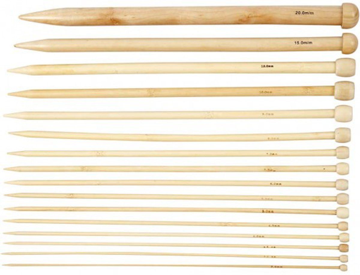 creotime Breinaalden l 35 cm 2.5 - 2.0 - 16 paar