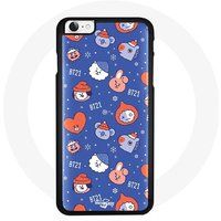 Maniacase Etui voor Iphone SE BTS Bangtan Sonyeondan BT21 Kerstmis 2023