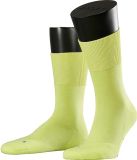FALKE Run eenkleurig katoen functioneel materiaal sokken unisex geel - maat 37-38