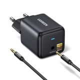 UGREEN Hi-Res LDAC Bluetooth-adapter, plug-and-play 6.0 Bluetooth-ontvanger, 3,5 mm AUX-adapter voor stereo-installaties, versterkers en luidsprekers, bereik van 10 meter met lage latentie
