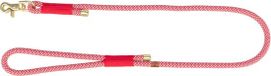 TRIXIE Soft Rope Rood/Creme Hondenriem - Karabijnhaak, 100x1.3 cm