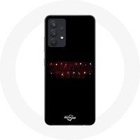 Maniacase Hoesje voor Samsung Galaxy A13 5G Stranger Things Poster Vrolijk Kerstfeest Logo
