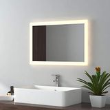EMKE LED badkamerspiegel 40 x 60 cm met verlichting warm wit