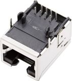 BEL Stewart Connectors 1450-2000-02 Modulaire inbouwbus zonder veiligheidsranden 1450-2000-02 Bus, haaks Aantal polen: 8P8C 1 stuk(s)