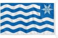 Merkloos Kampen Vlag - Sylter Vlag - Tuindecoratie - Symbool Kusttraditie - 90 x 60 cm - Meerkleurig