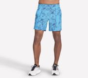 SKECHERS HAZE 7" Herenshorts - SH83-GYNV - Katoen - Gemeleerd - Veelkleurig - Maat M