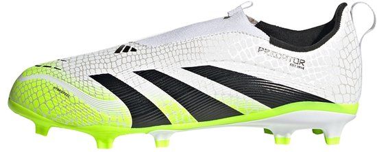 adidas Performance Predator League Laceless Firm/Multi-Ground Voetbalschoenen Kinderen - Wit